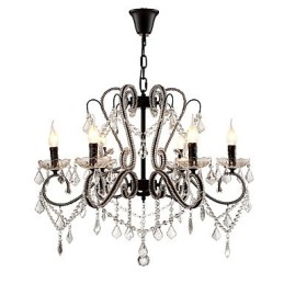 Lampadario di cristallo a 6 luci moderno contemporaneo tradizionale classico rustico lodge vintage retrò