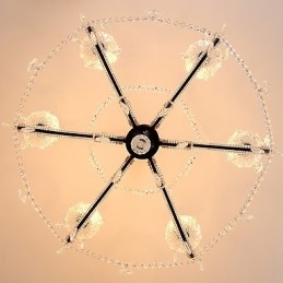 Lampadario di cristallo a 6 luci moderno contemporaneo tradizionale classico rustico lodge vintage retrò