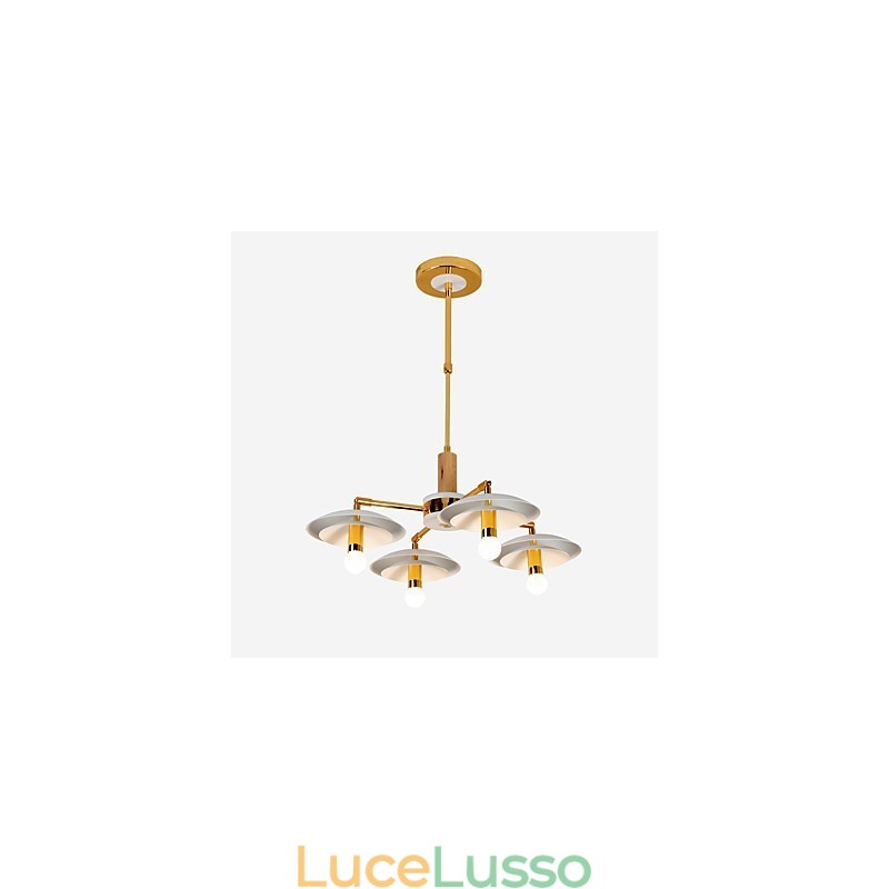 Lampadario moderno contemporaneo classico tradizionale in stile mini a 4 luci