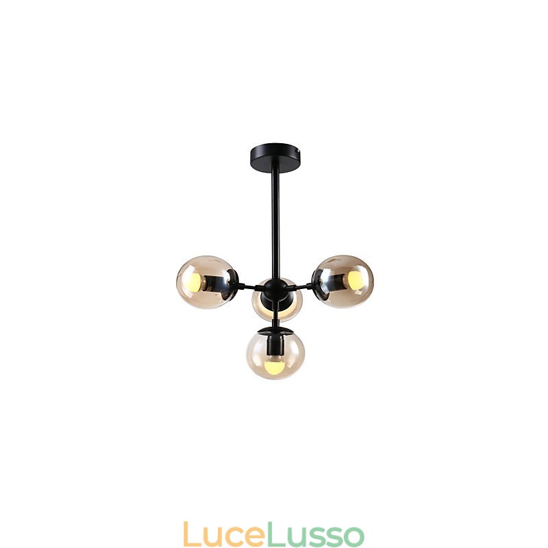 Pittura tradizionale classica retrò caratteristica per i designer Lampadario in metallo