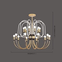 Lampadario moderno contemporaneo Lampadario personalizzato
