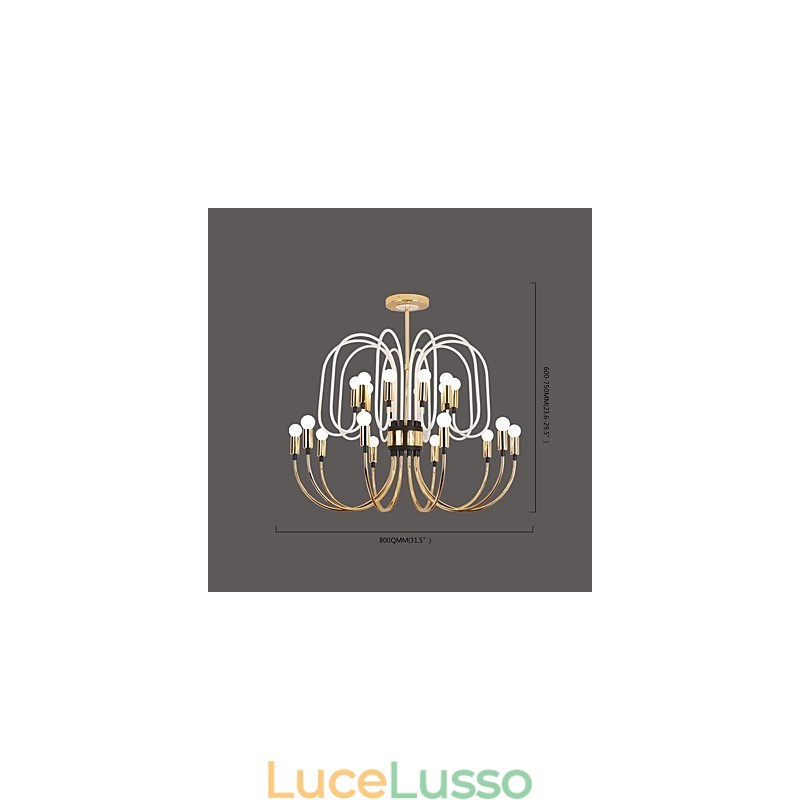 Lampadario moderno contemporaneo Lampadario personalizzato
