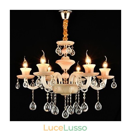 Moderno Contemporaneo Tradizionale Classico Elettroplaccato Caratteristica per Cristallo Mini Stile Lampadario in Metallo Moderno Contemporaneo Tradizionale Classico Elettroplaccato Caratteristica per Cristallo Mini Stile Lampadario in Metallo