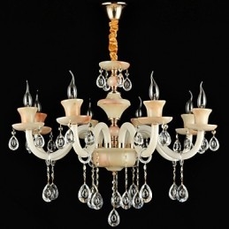 Moderno Contemporaneo Tradizionale Classico Elettroplaccato Caratteristica per Cristallo Mini Stile Lampadario in Metallo