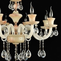 Moderno Contemporaneo Tradizionale Classico Elettroplaccato Caratteristica per Cristallo Mini Stile Lampadario in Metallo
