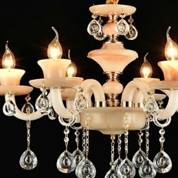 Moderno Contemporaneo Tradizionale Classico Elettroplaccato Caratteristica per Cristallo Mini Stile Lampadario in Metallo