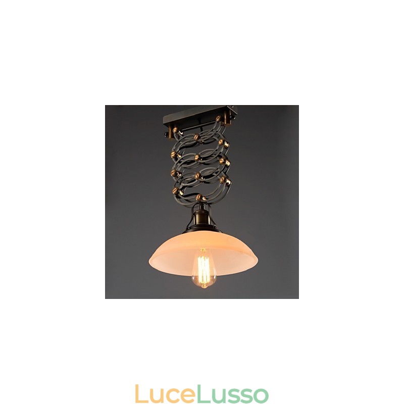 Lampada a sospensione in stile loft di campagna americana Lampada a forbice in ferro battuto Luci decorative per negozi Luce