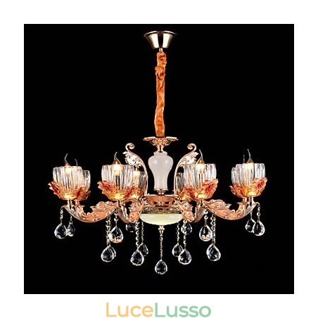 Moderno Contemporaneo Tradizionale Classico Lega di Zinco Caratteristica per Cristallo Mini Stile Lampadario in Metallo Moderno Contemporaneo Tradizionale Classico Lega di Zinco Caratteristica per Cristallo Mini Stile Lampadario in Metallo