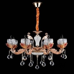 Moderno Contemporaneo Tradizionale Classico Lega di Zinco Caratteristica per Cristallo Mini Stile Lampadario in Metallo