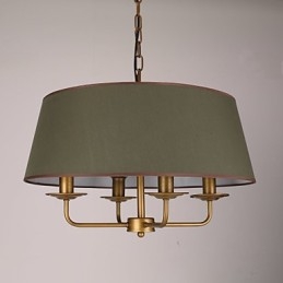 Dipinto rustico Lodge Caratteristica per designer Negozi interni in metallo Lampadario a 2 lampadine