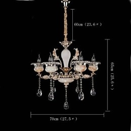 Lampada a sospensione in metallo con funzione cromata retrò per designer