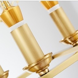 Lampadario in metallo moderno e contemporaneo in ottone per designer