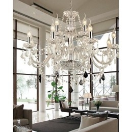 Moderno Contemporaneo Altri Caratteristica per Lampadario in Vetro di Cristallo