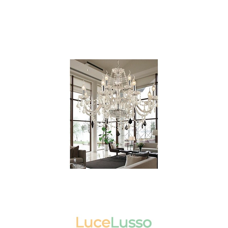 Moderno Contemporaneo Altri Caratteristica per Lampadario in Vetro di Cristallo