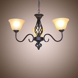 Tradizionale Classico Rustico Lodge Vintage Retro Country Altri Caratteristica per Mini Stile Designer Lampadario in metallo