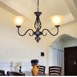 Tradizionale Classico Rustico Lodge Vintage Retro Country Altri Caratteristica per Mini Stile Designer Lampadario in metallo