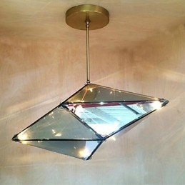 Lampadario in metallo tradizionale classico retrò elettroplaccato per designer