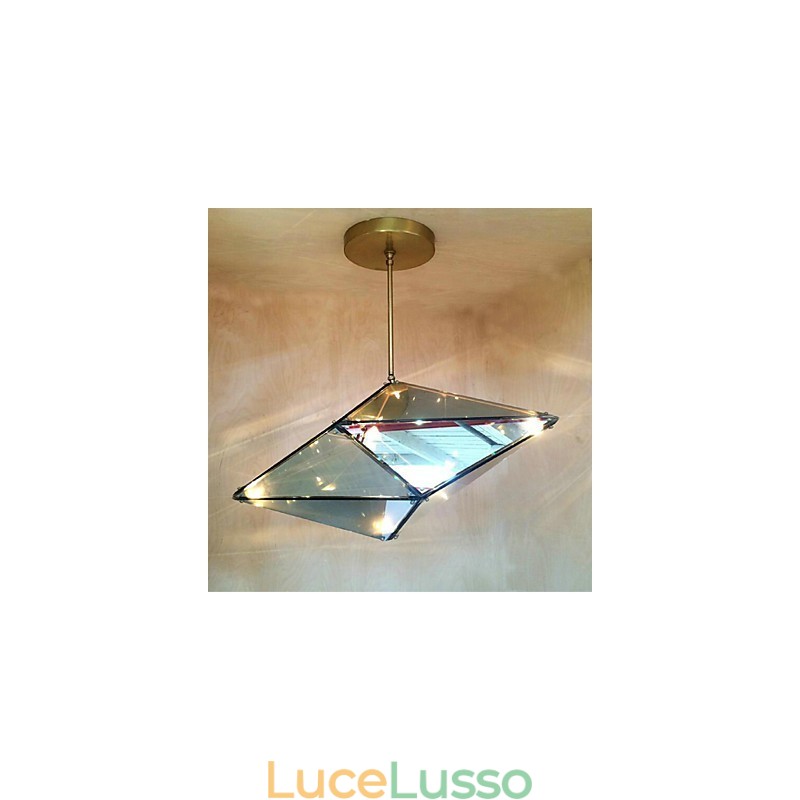 Lampadario in metallo tradizionale classico retrò elettroplaccato per designer