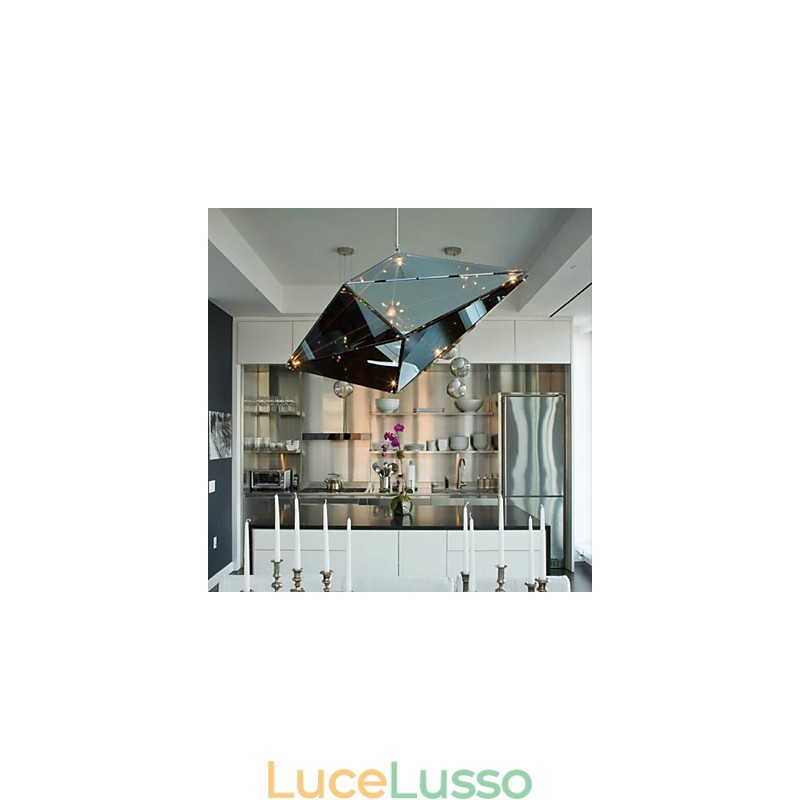 Lampadario in metallo tradizionale classico retrò elettroplaccato per designer