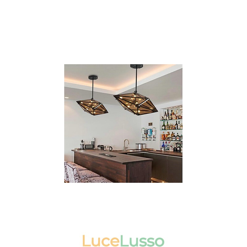 Lampadario in metallo tradizionale classico retrò elettroplaccato per designer
