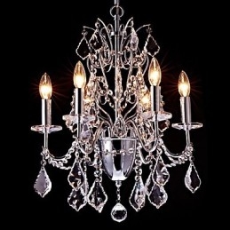 Moderno Contemporaneo Tradizionale Classico Country Cromo Caratteristica per Lampadario in Metallo Cristallo