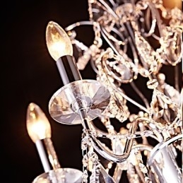 Moderno Contemporaneo Tradizionale Classico Country Cromo Caratteristica per Lampadario in Metallo Cristallo