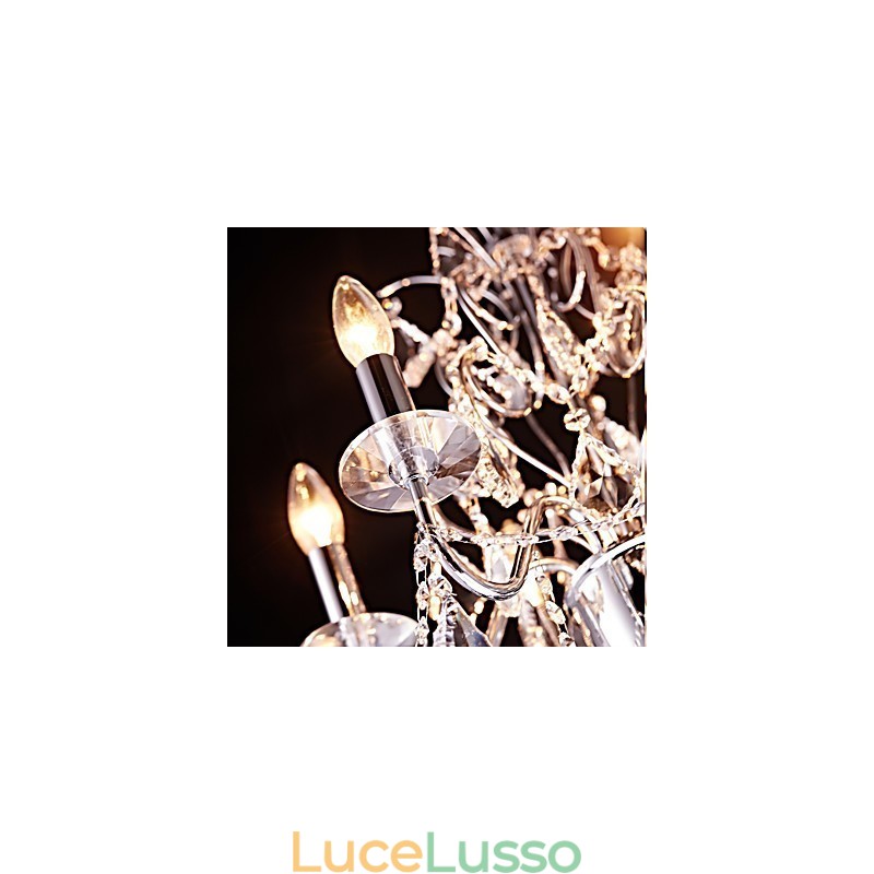 Moderno Contemporaneo Tradizionale Classico Country Cromo Caratteristica per Lampadario in Metallo Cristallo