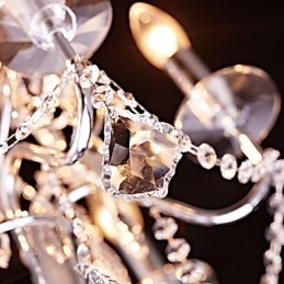 Moderno Contemporaneo Tradizionale Classico Country Cromo Caratteristica per Lampadario in Metallo Cristallo