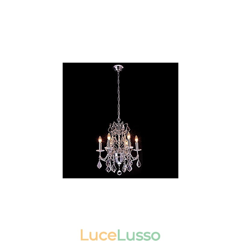 Moderno Contemporaneo Tradizionale Classico Country Cromo Caratteristica per Lampadario in Metallo Cristallo