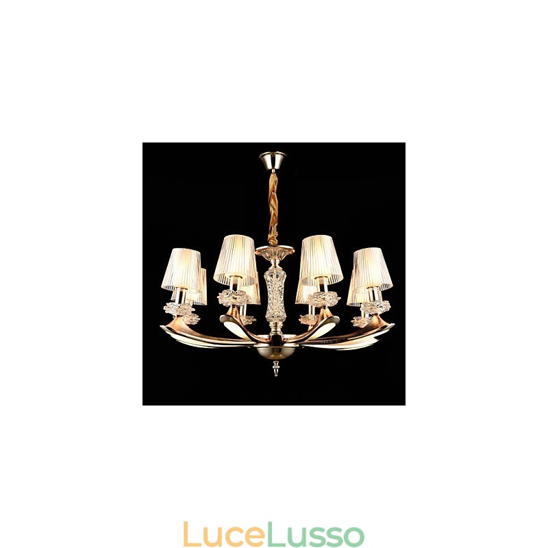 Moderno Contemporaneo Tradizionale Classico Lega di Zinco Caratteristica per Cristallo Mini Stile Lampadario in Metallo