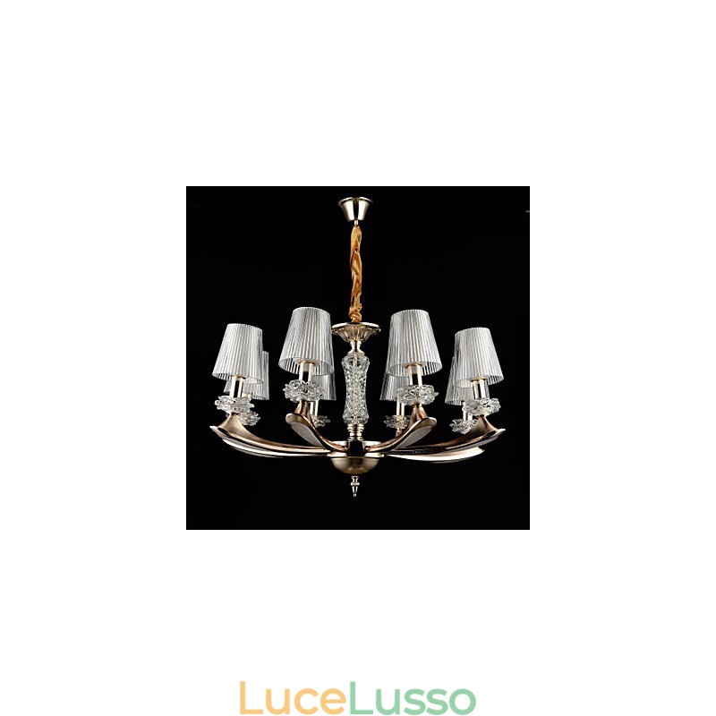 Moderno Contemporaneo Tradizionale Classico Lega di Zinco Caratteristica per Cristallo Mini Stile Lampadario in Metallo