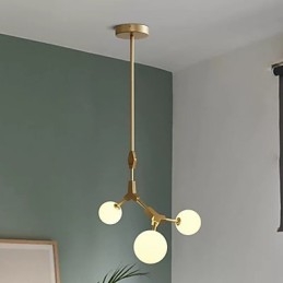 Caratteristica della pittura classica tradizionale per la lampada a sospensione in legno e bambù in stile mini