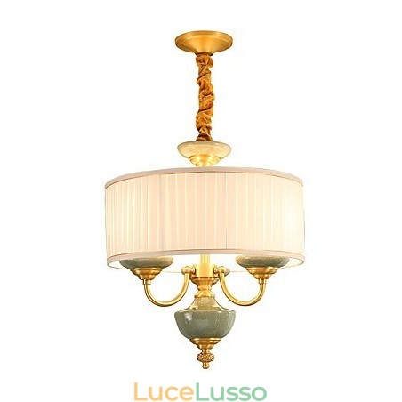 Lampadario tutto in rame Lampadario decorativo in giada Lampadario tutto in rame Lampadario decorativo in giada