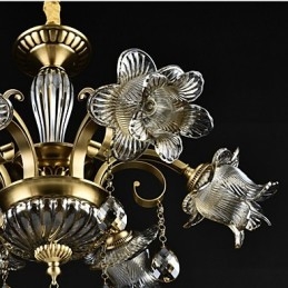 Dipinto rustico Lodge Caratteristica per designer Negozi interni in metallo Lampadario a 2 lampadine