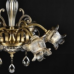 Dipinto rustico Lodge Caratteristica per designer Negozi interni in metallo Lampadario a 2 lampadine