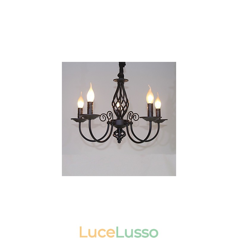 Moderno Contemporaneo Tradizionale Classico Vintage Retro Altri Caratteristica per Mini Stile Candela Stile Lampadario in Metallo
