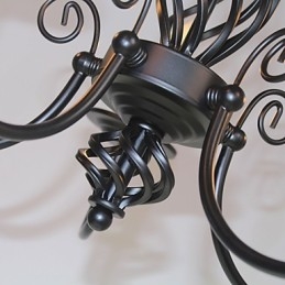 Moderno Contemporaneo Tradizionale Classico Vintage Retro Altri Caratteristica per Mini Stile Candela Stile Lampadario in Metallo