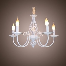 Moderno Contemporaneo Tradizionale Classico Vintage Retro Altri Caratteristica per Mini Stile Candela Stile Lampadario in Metallo