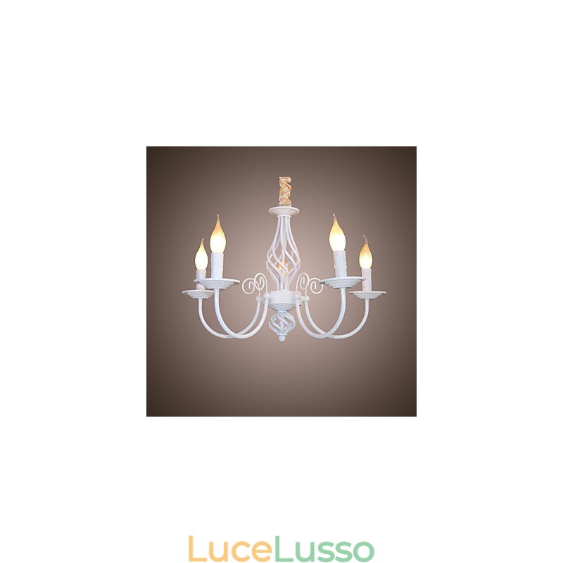 Moderno Contemporaneo Tradizionale Classico Vintage Retro Altri Caratteristica per Mini Stile Candela Stile Lampadario in Metallo