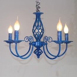 Moderno Contemporaneo Tradizionale Classico Vintage Retro Altri Caratteristica per Mini Stile Candela Stile Lampadario in Metallo