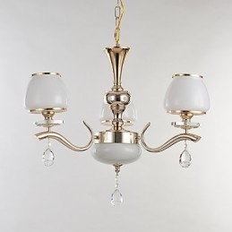 Caratteristica elettrolitica moderna e contemporanea per lampadario in metallo di cristallo