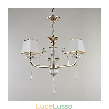 Caratteristica elettrolitica moderna e contemporanea per lampadario in metallo di cristallo Caratteristica elettrolitica moderna e contemporanea per lampadario in metallo di cristallo