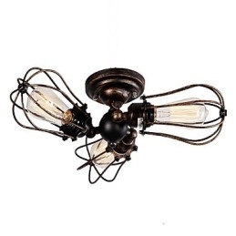 Caratteristica di pittura retrò per lampadari in metallo di design in stile mini
