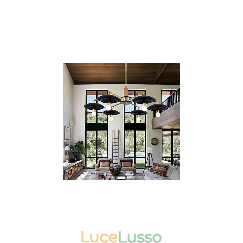 Lampadario personalizzato a 6 luci