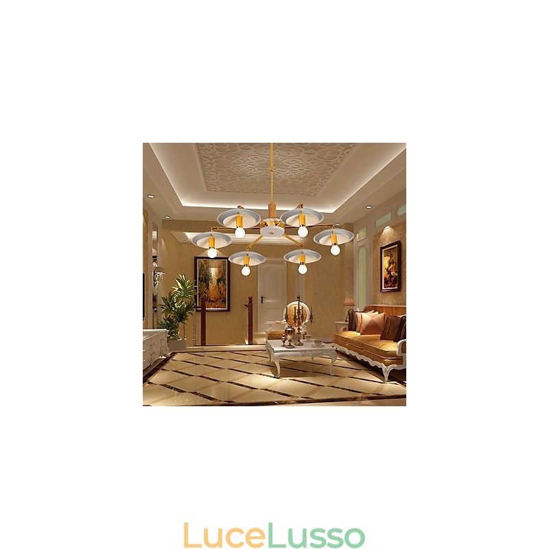 Lampadario personalizzato a 6 luci