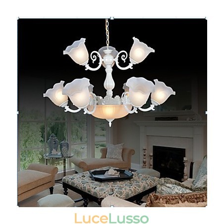 Lampadario Tradizionale Classico Vintage Retro Metallo Lampadario Tradizionale Classico Vintage Retro Metallo