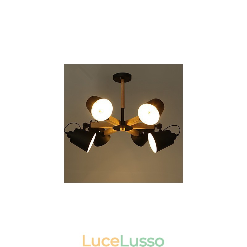Lampadario Mini Stile Moderno Contemporaneo Metallo