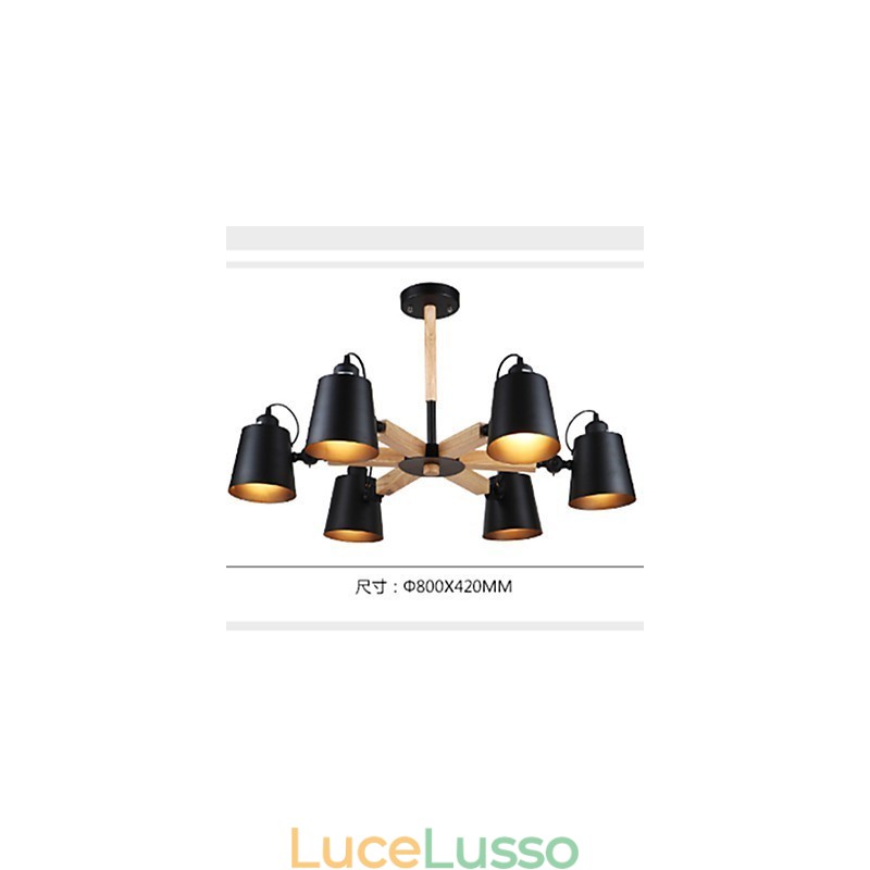 Lampadario Mini Stile Moderno Contemporaneo Metallo