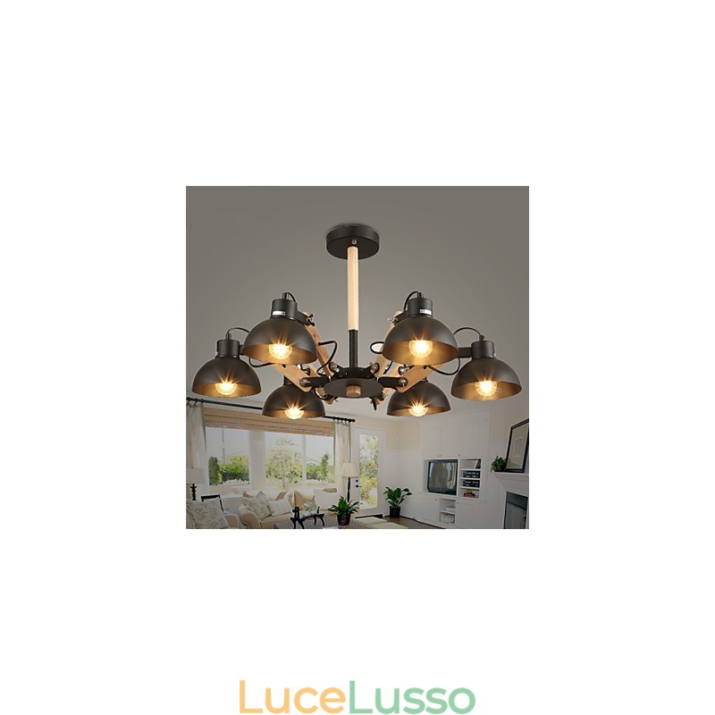 Lampadario Mini Stile Moderno Contemporaneo Metallo