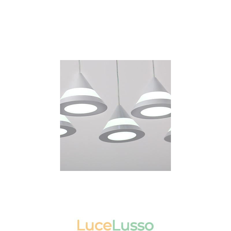 Lampada a sospensione moderna contemporanea in acrilico